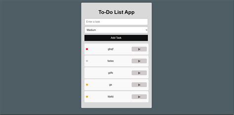 To Do List App Code 的图像结果