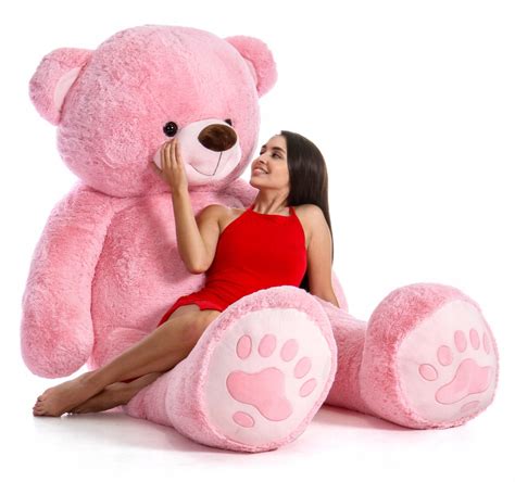 DUŻY MIŚ PLUSZOWY PLUSZAK OGROMNY GIGANT 200cm/2M MASKOTKA KOLOR RÓŻOWY ...