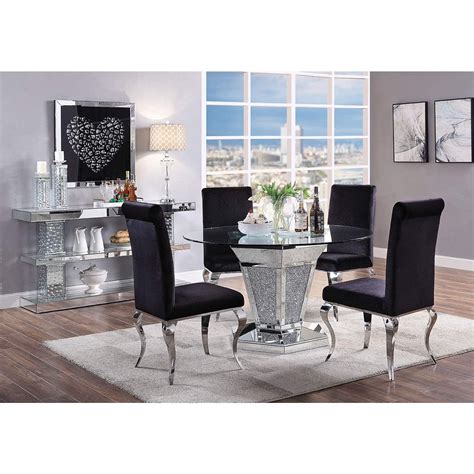 Mirrored Dining Room Tables