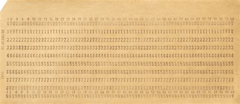 Image result for First Computer Punch Card