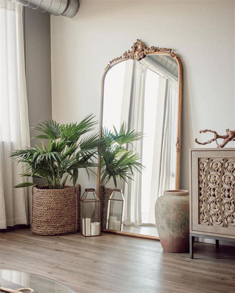 Amelie Floor Mirror | Mirror decor living room, Decor home living room ...