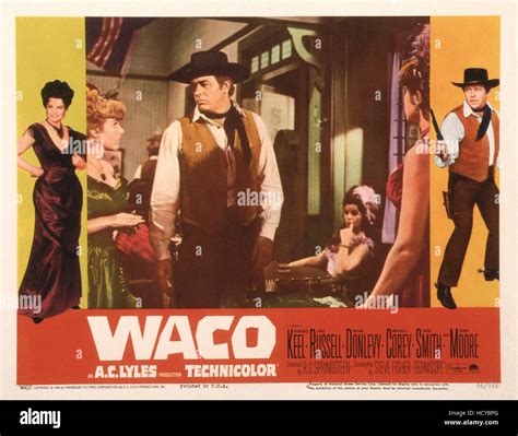 WACO, US lobbycard, far left: Jane Russell; insert, from left: Terry ...