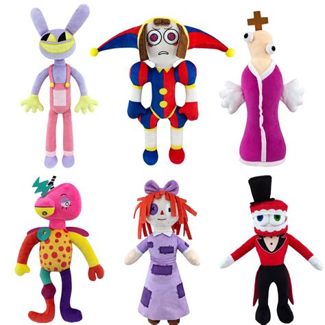 Buy Hannahcos The Amazing Digital Circus Plush,Cute Jax Pomni Kinger ...