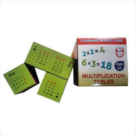 Unique Creations Learning Magic Cube Multiplication Table Game for Kids ...