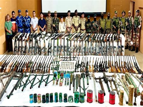 203 weapons including rifles, pistols recovered in major success for ...