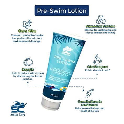 Swim Care Pre Swim Lotion 200 ml - Apply before Swimming