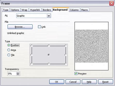 Image result for How to Add Background in OpenOffice Text