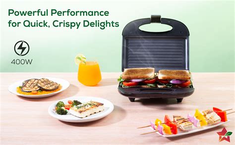 Prato Plus Griller Auto Temp Control, LED indicator | 800 W | Non-stic ...