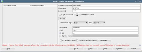 Image result for Oracle SQL Developer DBA Test TNS Connection