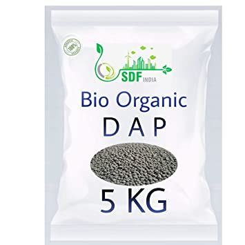 SDF INDIA Bio Organic DAP Fertilizer for Crops 5kg | High Nitrogen ...