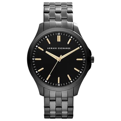 Buy Armani Exchange Mens Hampton Stainless Steel Analogue Watch ...