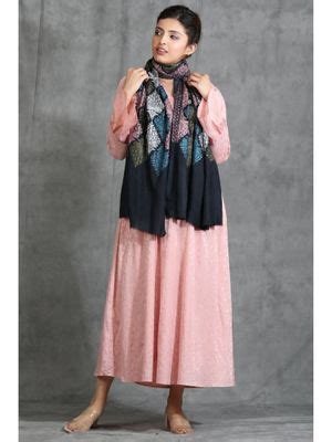 Buy Dusala India Handwoven Pashmina Wool Aari Work Stole Online