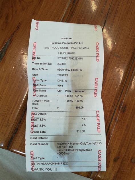 Menu at Haldiram's - Tilak Nagar, New Delhi, 4B