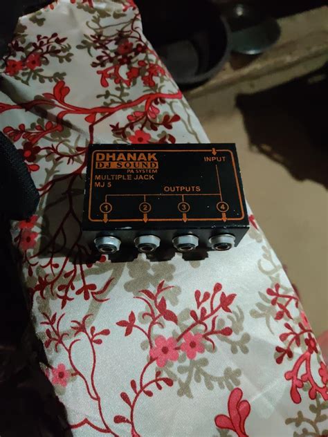 Generic Mj-4 Multiple Jack 1 To 4 Channel Splitter Mono Passive ...