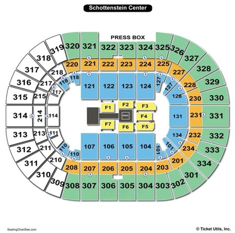 Interactive Seating Chart Schottenstein Center - Center Seating Chart - capacity of value city arena