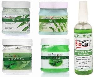 BEAUCODE BioCare Neem Facial Kit 250gm Each with Aloevera & Neem Face ...