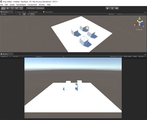 Unity 3D Adding Navmesh to Objects 的图像结果