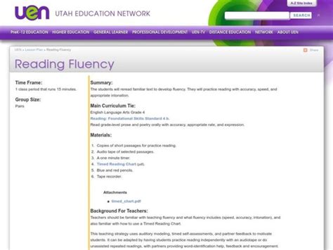Image result for Fluency Lesson Plan Examples