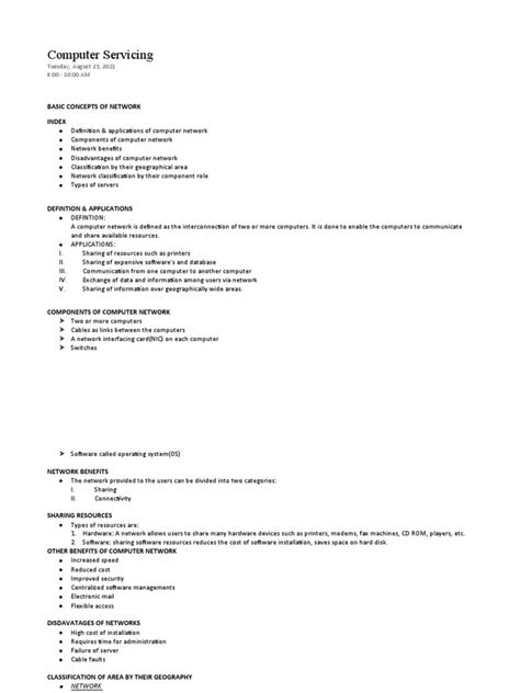 Ebook Template Sample for Computer System Servicing 的图像结果