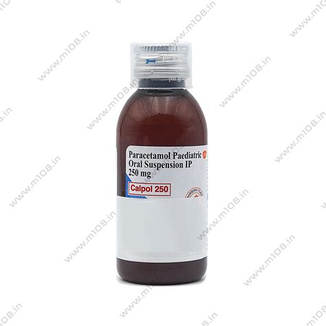 Product CALPOL 250MG PEADIATRIC ORAL SYRUP - 1 BOTTLE | M108