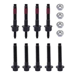 GLOSSY AUTO PARTS Exhaust Manifold Bolts Hardware Kit Replacement for ...