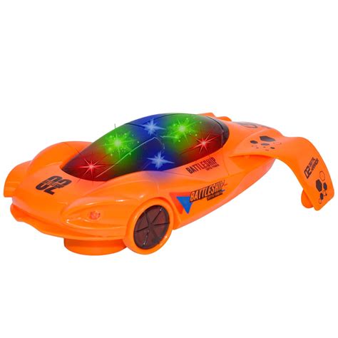 Buy WISHKEY Space Travel Bump and Go Kids Toy Car, Musical Toy Car with ...