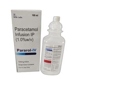 Paracetamol Infusion Ip - Pararol-IV Paracetamol IP Infusion ...