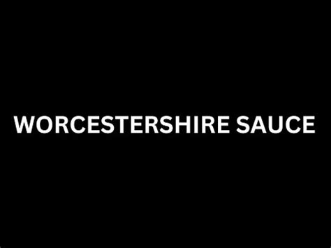 How to Pronounce "Worcestershire Sauce" in English?|How To Say ...