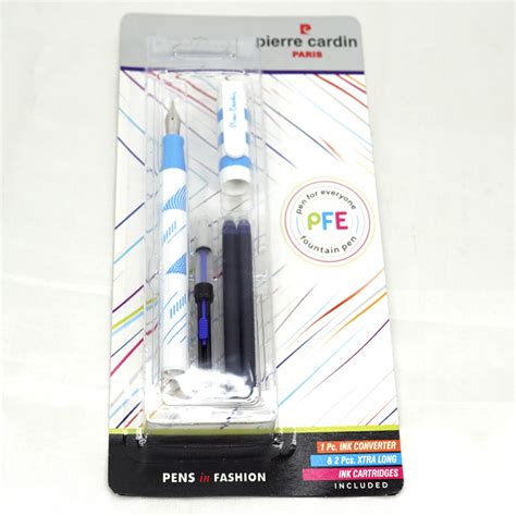 Pierre Cardin PFE White Color Body With Blue Design and White Clip and ...