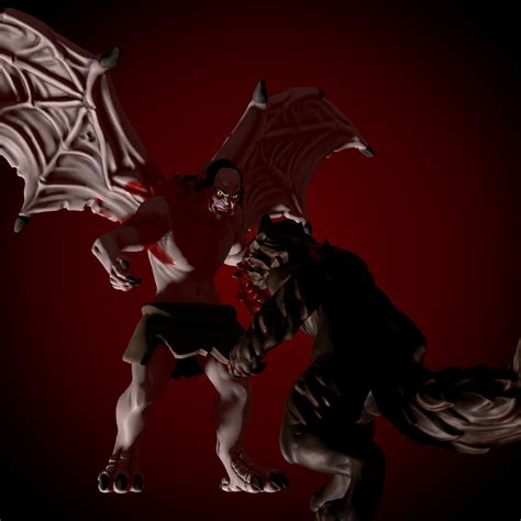 Vampire vs Werewolf by KokoNoko42 on DeviantArt