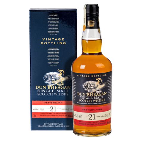 Dun Bheagan Fettercairn 21Y 0,7L 46% | ExcaliburShop