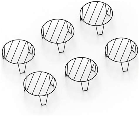 WonderStand Orion Plant Stands (Set of 6) Plant Stand for Balcony Rust ...