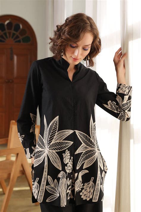 Midnight Aloha Cotton Co-ord Set