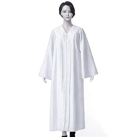 White Graduation Gown-Adult Matte | My Website