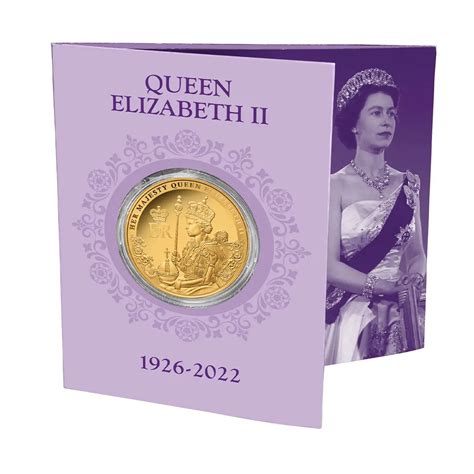 Queen Elizabeth II Tribute Gold-Plated Commemorative - Aussie Coins and ...