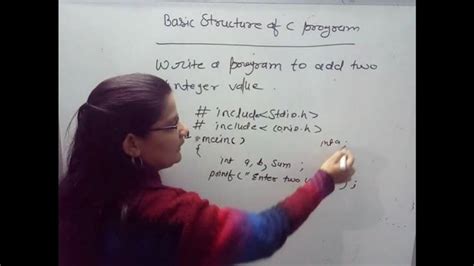 Image result for C Programming Video by Naresh On Structure of C Program
