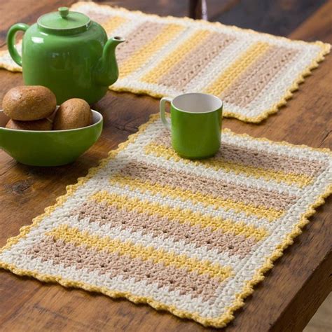 crochet patterns placemats