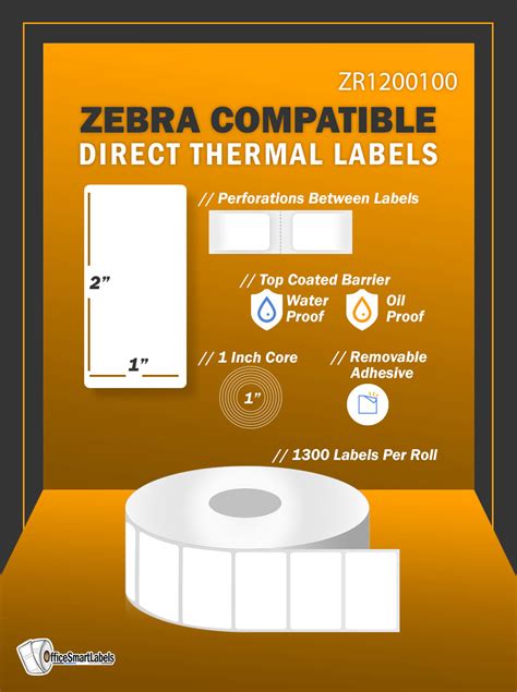 Image result for Zebra Printer Removable Labels