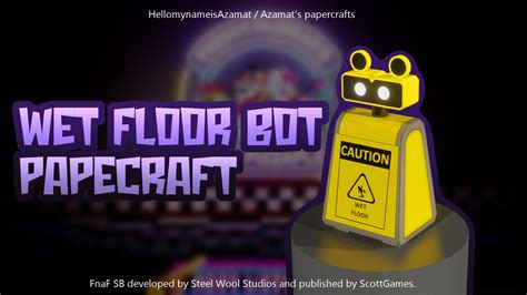 WET FLOOR BOT papercraft by HellomynameisAzamat on DeviantArt