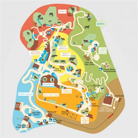 John Ball Zoo Map (2024 - 2022) - All Maps