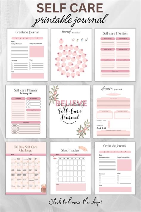 Self Care Planner 328 in 2025 | Journal pages printable, Planner ...