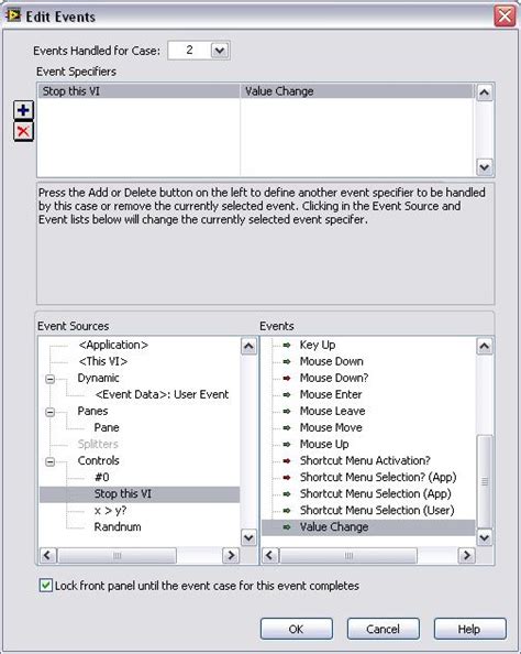 Image result for LabVIEW Tuto Event Structure