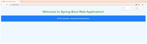 Spring Boot Page Application 的图像结果