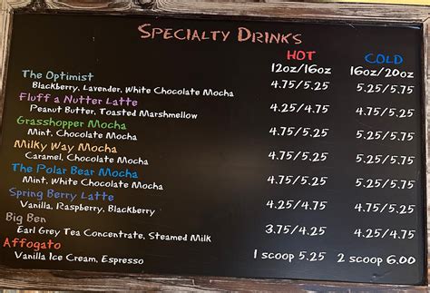 Drinks | The Optimist Cafe