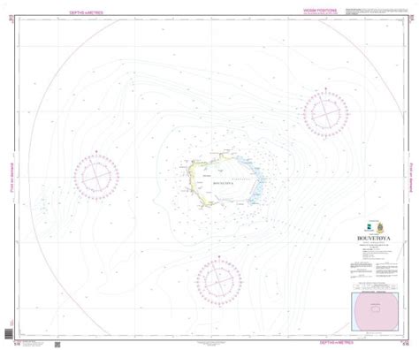 Kartverket Chart 516: Bouvetøya, 39 x 32 inches, Premiere Bond Paper ...