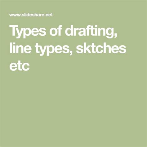 Image result for Drafting Line Types