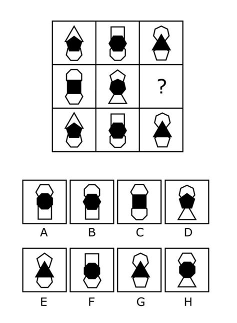 Image result for Advanced Progressive Matrices