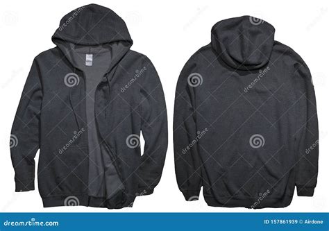 Black Hoodie Mock up stock image. Image of casual, cloth - 157861939