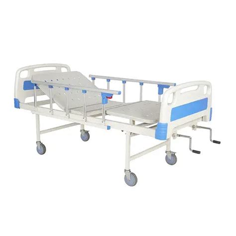Medansh Full Fowler Hospital Bed with ABS Panel, Collapsable Railings ...
