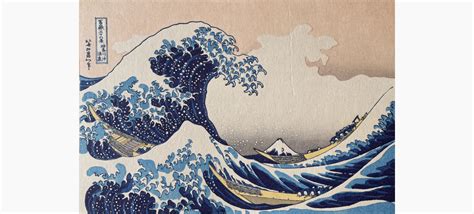 The Great Wave off Kanagawa (reprint, small version) - Katsushika ...